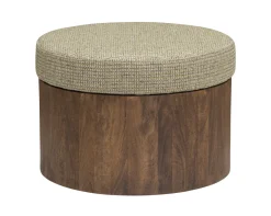 Clearance Tower Living Ronde Salontafel Ossana Mangohout en stof Groen