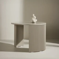 Discount Nohr Ronde Salontafel Phallon 60cm Beige