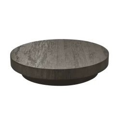 Sale vtwonen Ronde Salontafel Shield Too MDF, 100cm Donkerbruin