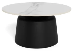 Sale Bendt Ronde Salontafel Waleed Keramiek, 70cm, kleur /Zwart Wit