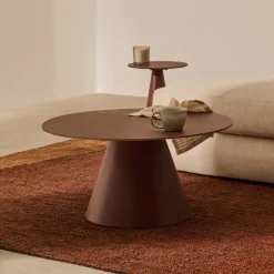 Sale Kave Home Ronde Salontafel Wilshire Gehard glas, 80cm