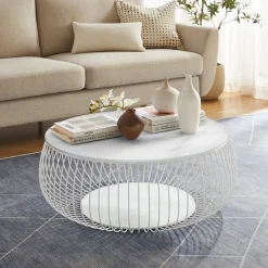 Best Artistiq Living Ronde Salontafel Yoseph Marmerlook, 86cm