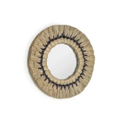 Clearance Kave Home Ronde Spiegel Akila Mendong Bruin