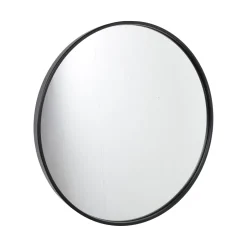 Outlet Urban Interiors Ronde Spiegel Boston kleur Zwart