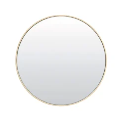 Hot Light & Living Ronde Spiegel Espejo 50cm, kleur Crème Cru00e8me