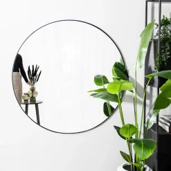 Online By-Boo Ronde Spiegel Immense XXL 120cm Zwart