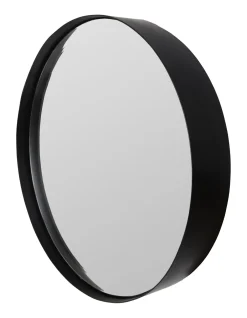 Best ZILT Ronde Spiegel Sal metaal Zwart