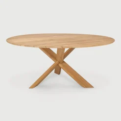 Clearance Ethnicraft Ronde Tuintafel Circle Teakhout Naturel