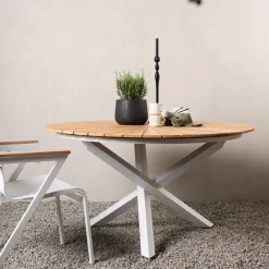 Best Nohr Ronde Tuintafel Constantina Teakhout, 140cm