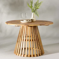 Nohr Ronde Tuintafel Lanay Acaciahout, 120cm Naturel