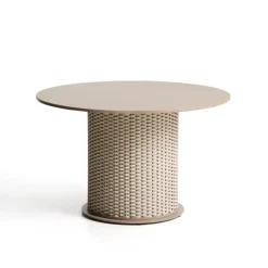 Discount Kave Home Ronde Tuintafel Sedalis Aluminium en touw