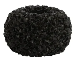 Light & Living Ronde Vaas Phylia kleur Mat Zwart