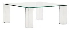 Discount Kave Home Salontafel Adularia Glas, kleur Transparant