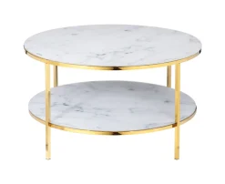 Outlet Artistiq Living Salontafel Daisy Marmerlook, 80cm