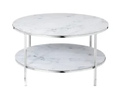 Outlet Artistiq Living Salontafel Daisy Marmerlook, 80cm