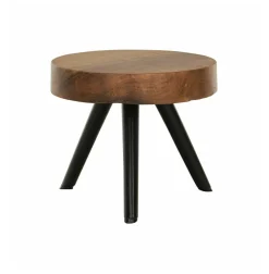 MUST Living Salontafel Disk Teakhout, 40cm Naturel