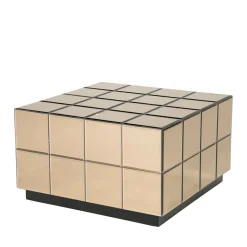 Clearance By-Boo Salontafel Flectron Glas, 60 x 60cm