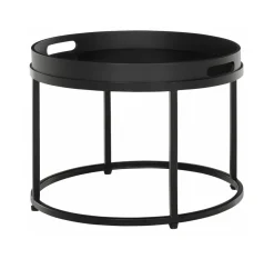 Sale MUST Living Salontafel Golden Fiber kleur Zwart