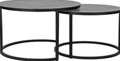 LABEL51 Salontafel Grand Set van 2 stuks Grijs