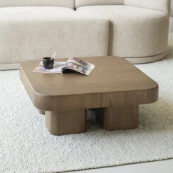 Outlet Eleonora Salontafel Harmonie Eiken, 80 x 80cm