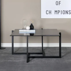 Online Nohr Salontafel Katelynne Glas, 80 x 80cm