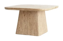Outlet Light & Living Salontafel Kepami Travertin, 60 x 60cm, kleur Zand