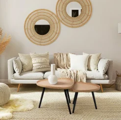 Clearance Artistiq Living Salontafel Micayla Kurk, Set van 2 stuks