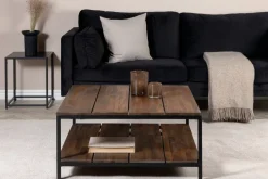 Outlet Nohr Salontafel Nathania Teakhout, 80 x 80cm Naturel