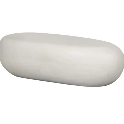 Online vtwonen Salontafel Pebble Betonlook, 100 x 43cm Wit