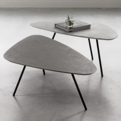 Best DTP Home Salontafel Plectro Betonlook, Set van 2 stuks