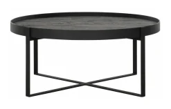 Online DTP Home Salontafel Pluto Teakhout, kleur Zwart