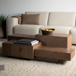 Discount Eleonora Salontafel Quinten Eiken, kleur Bruin