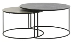 Outlet Light & Living Salontafel Rengo Set van 2 stuks