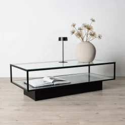 Clearance Nohr Salontafel Sheema Glas, 130 x 60cm