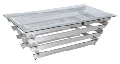 Sale Artistiq Living Salontafel Sheneka Glas, 130 x 70cm