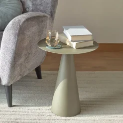 Clearance Kave Home Salontafel Shirel, 38cm, kleur Groen