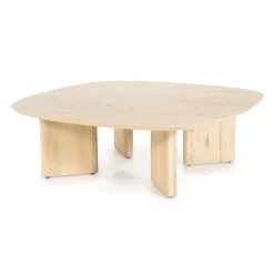 Hot Eleonora Salontafel Stef Eiken, 100 x 100cm, kleur Naturel