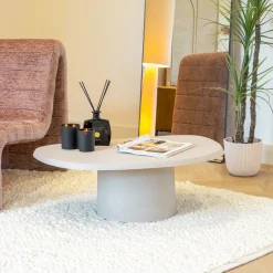 New By-Boo Salontafel Sten organisch 89 x 59cm, kleur Beige