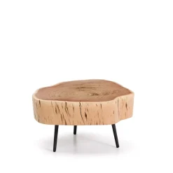New Kave Home Salontafel Tanive Acaciahout, 47 x 49cm