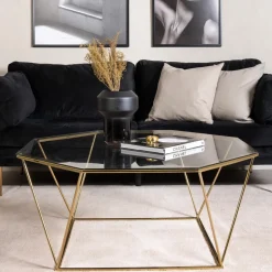 New Nohr Salontafel Torrian Glas, 100 x 100cm