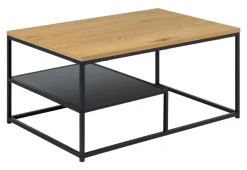 Outlet Bendt Salontafel Ture Eiken en metaal Naturel