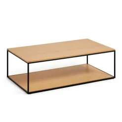 Best Kave Home Salontafel Yoana Eikenhout, kleur Zwart