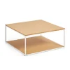 Discount Kave Home Salontafel Yoana Eikenhout, kleur Wit