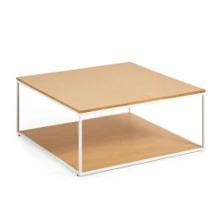 Discount Kave Home Salontafel Yoana Eikenhout, kleur Wit
