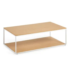 Discount Kave Home Salontafel Yoana Eikenhout, kleur Wit