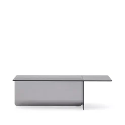 Hot Kave Home Salontafel Zaren glas, 120 x 60cm Grijs