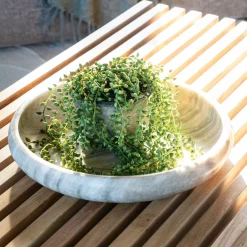 Discount By-Boo Schaal Club Marmer, 38cm Beige