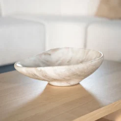 Sale By-Boo Schaal Grigio Marmer, 43 x 27cm Beige