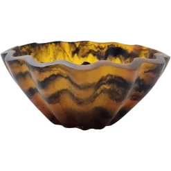 Sale Richmond Interiors Schaal Jasmine 22cm, kleur Tortoise