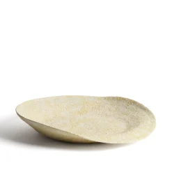 Outlet Kave Home Schaal Medira Keramiek, 50cm Bruin